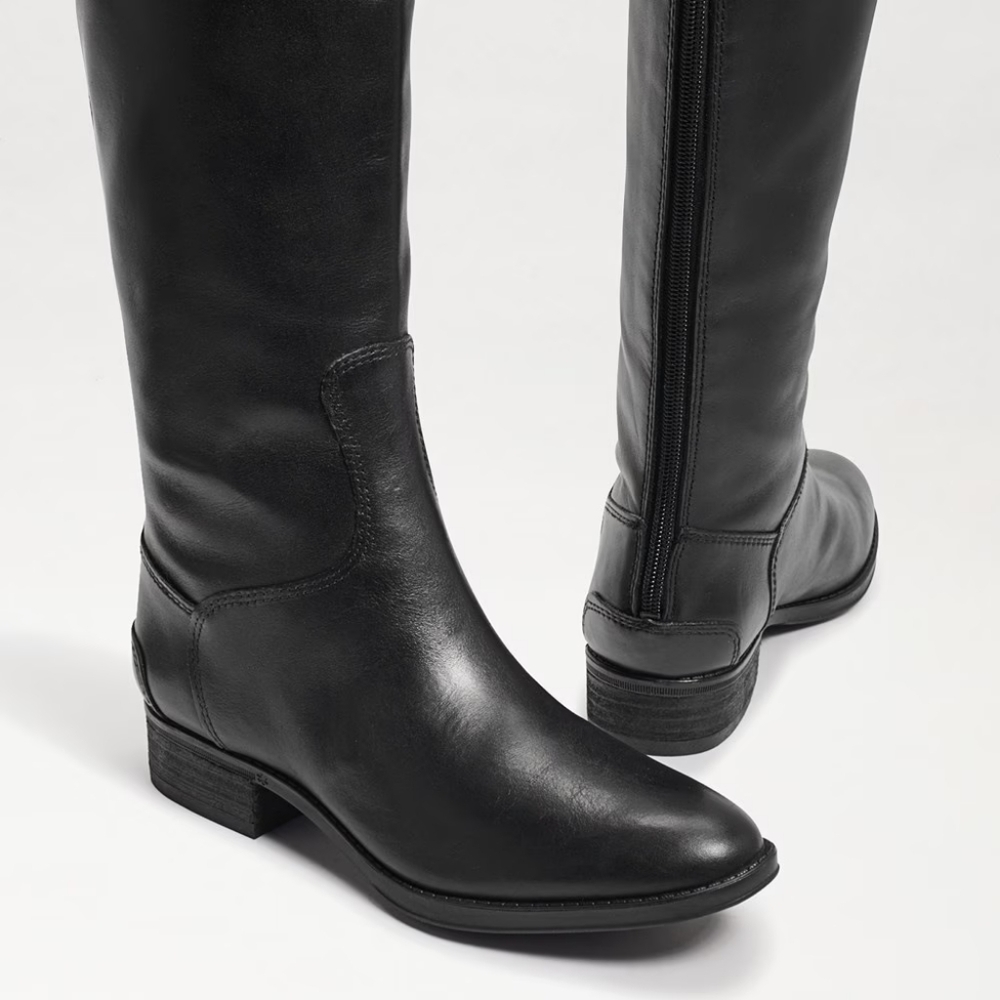 NEW ANTHRO | $200 Sam Edelman Penny Leather Riding Boots - Picture 9 of 13